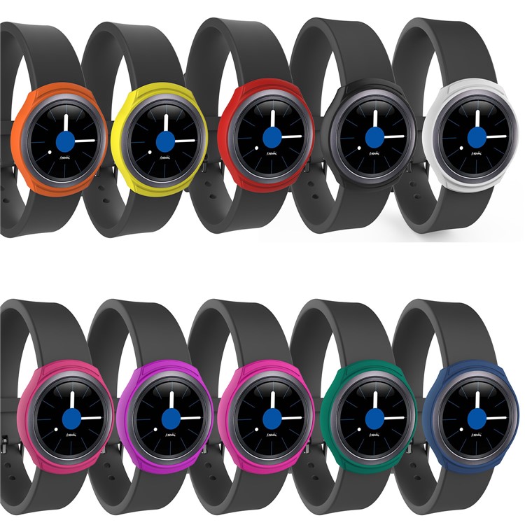 Anti-shock Soft Silicone Protective Cover for Samsung Galaxy Gear S2 / R720 / R730 - Purple-7