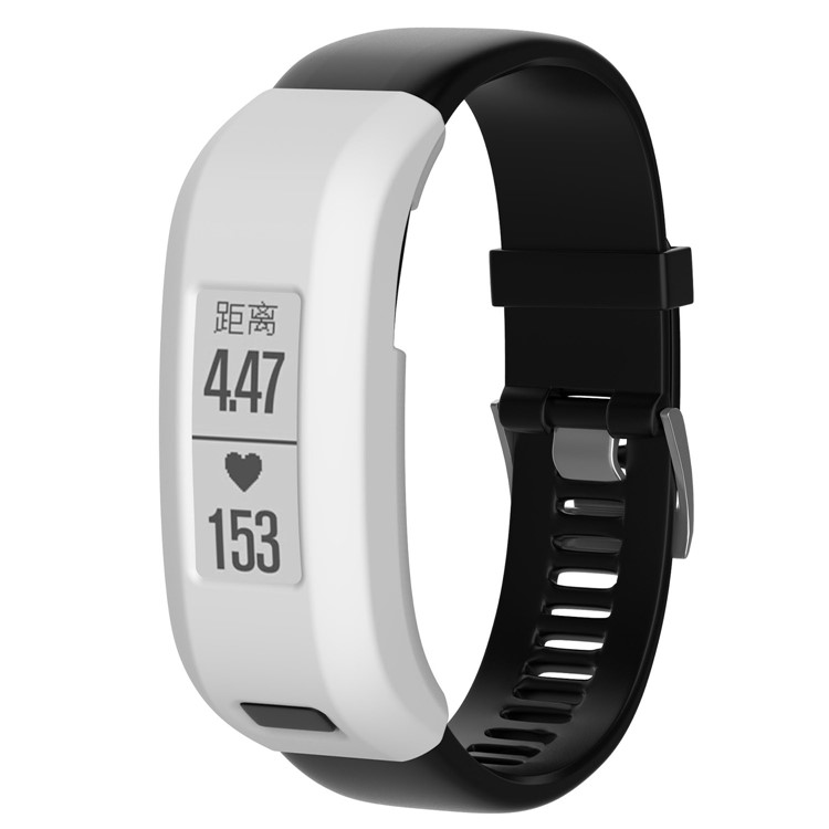 Waterproof Soft Silicone Protective Cover for Garmin Vivosmart HR - White-2