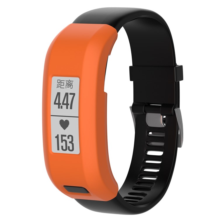 Waterproof Anti-dust Soft Silicone Protective Cover for Garmin Vivosmart HR - Orange-2