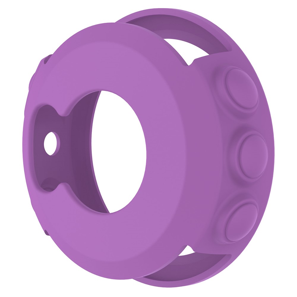 Silicone Flexible Protective Frame Case for Garmin Fenix 5S - Purple-2