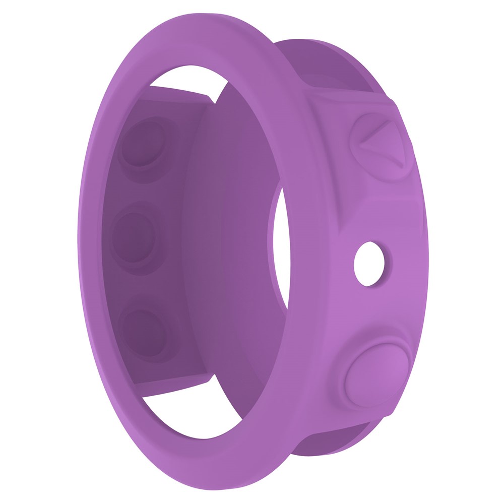 Silicone Flexible Protective Frame Case for Garmin Fenix 5S - Purple-3