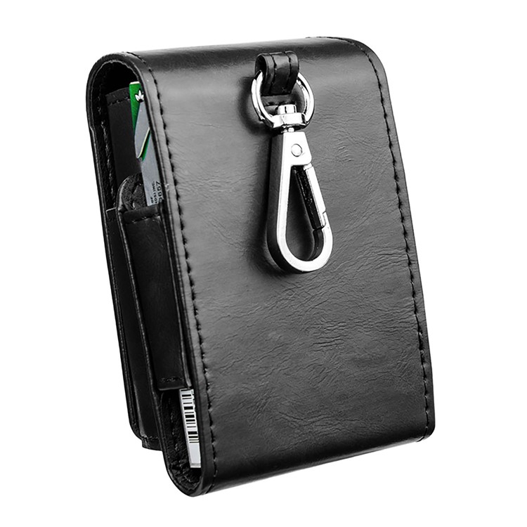 DUX DUCIS Leather Holster Cover Carrying Case for GLO E-cigarette Electronic Cigarette - Black-3