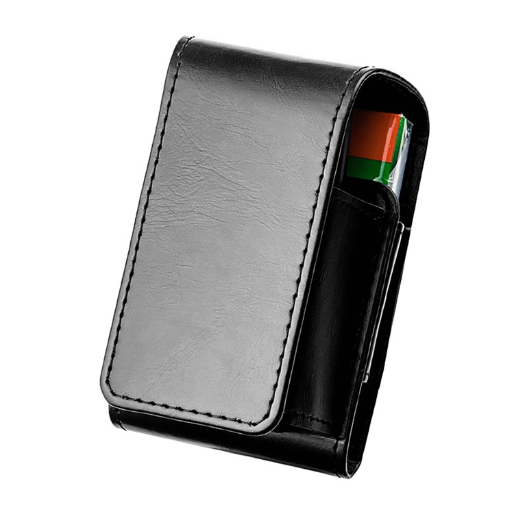 DUX DUCIS Leather Holster Cover Carrying Case for GLO E-cigarette Electronic Cigarette - Black-5
