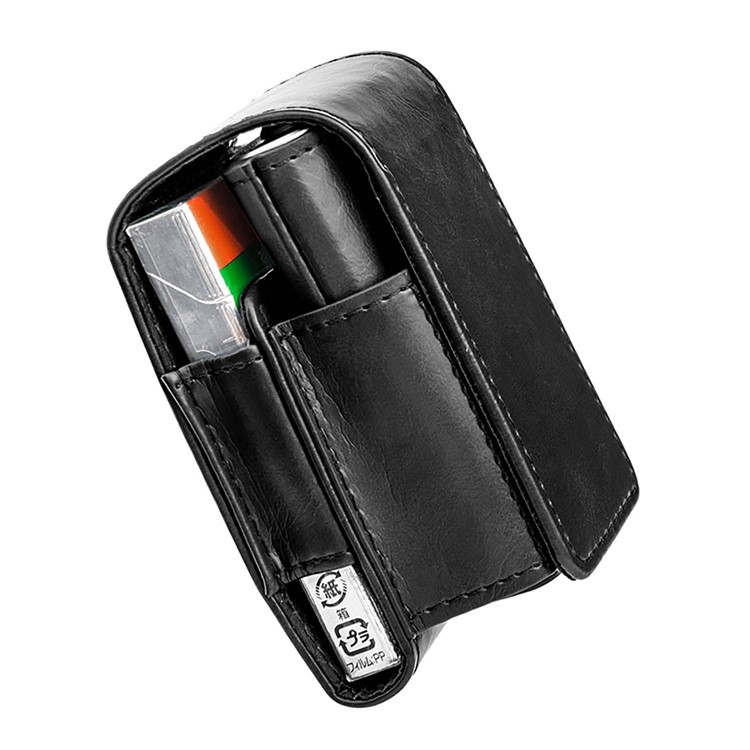 DUX DUCIS Leather Holster Cover Carrying Case for GLO E-cigarette Electronic Cigarette - Black-6