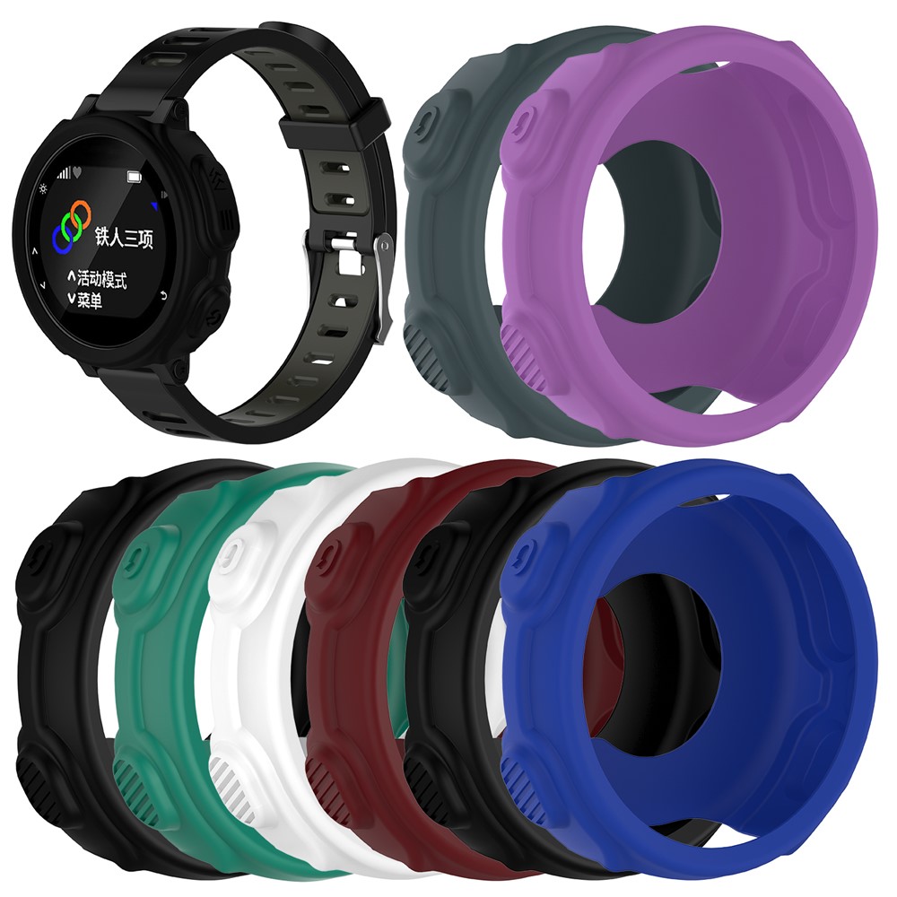 Anti-aging Protective Silicone Case Cover for Garmin Forerunner 235 / 735 - Black-5