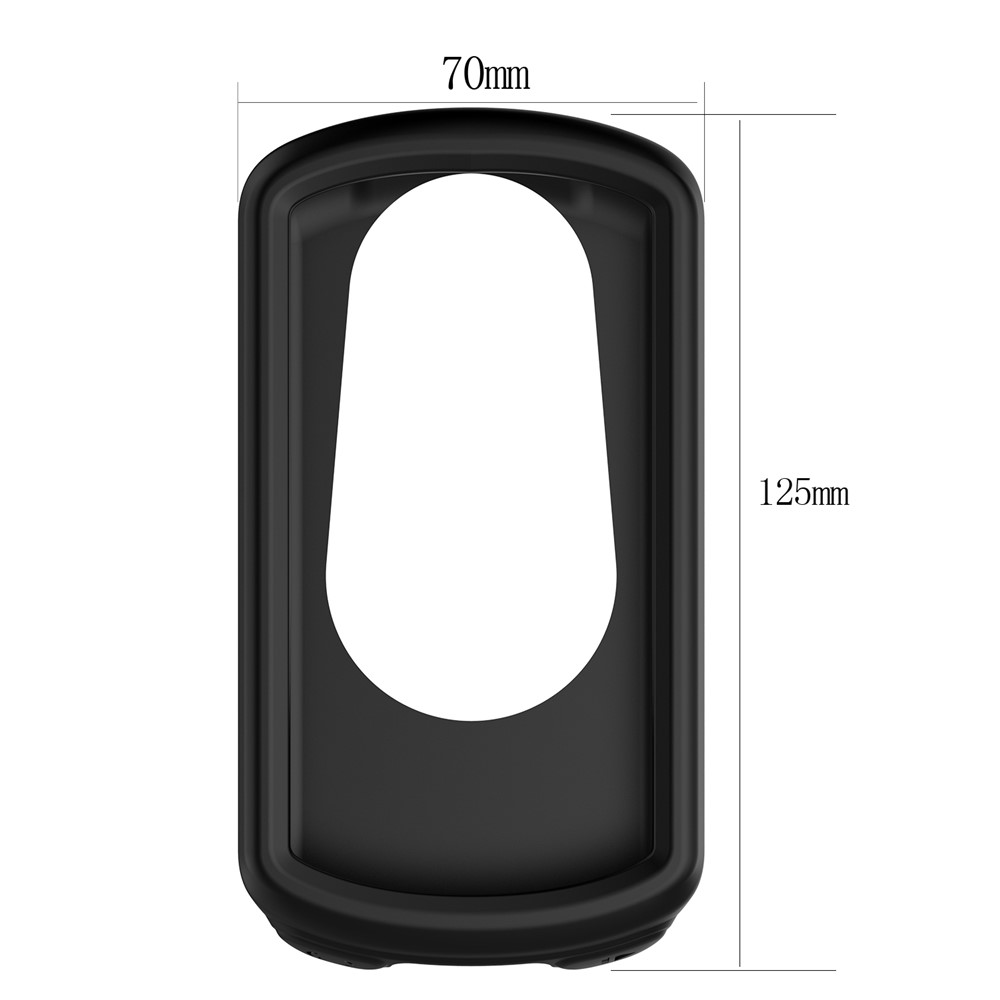 Anti-aging Soft Silicone Case Protector for Garmin Edge 1030 - Black-4