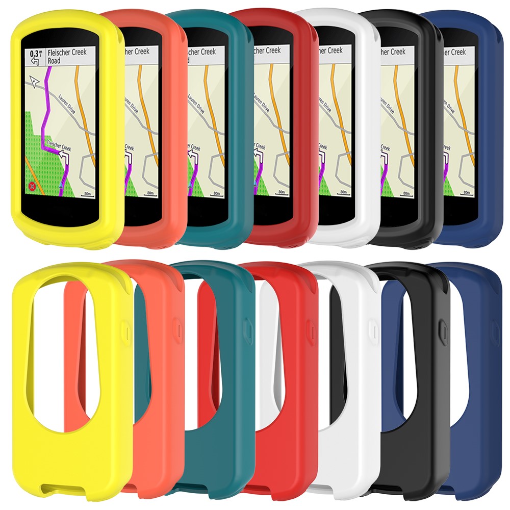 Flexible Waterproof Silicone Protective Case for Garmin Edge 1030 - Red-4