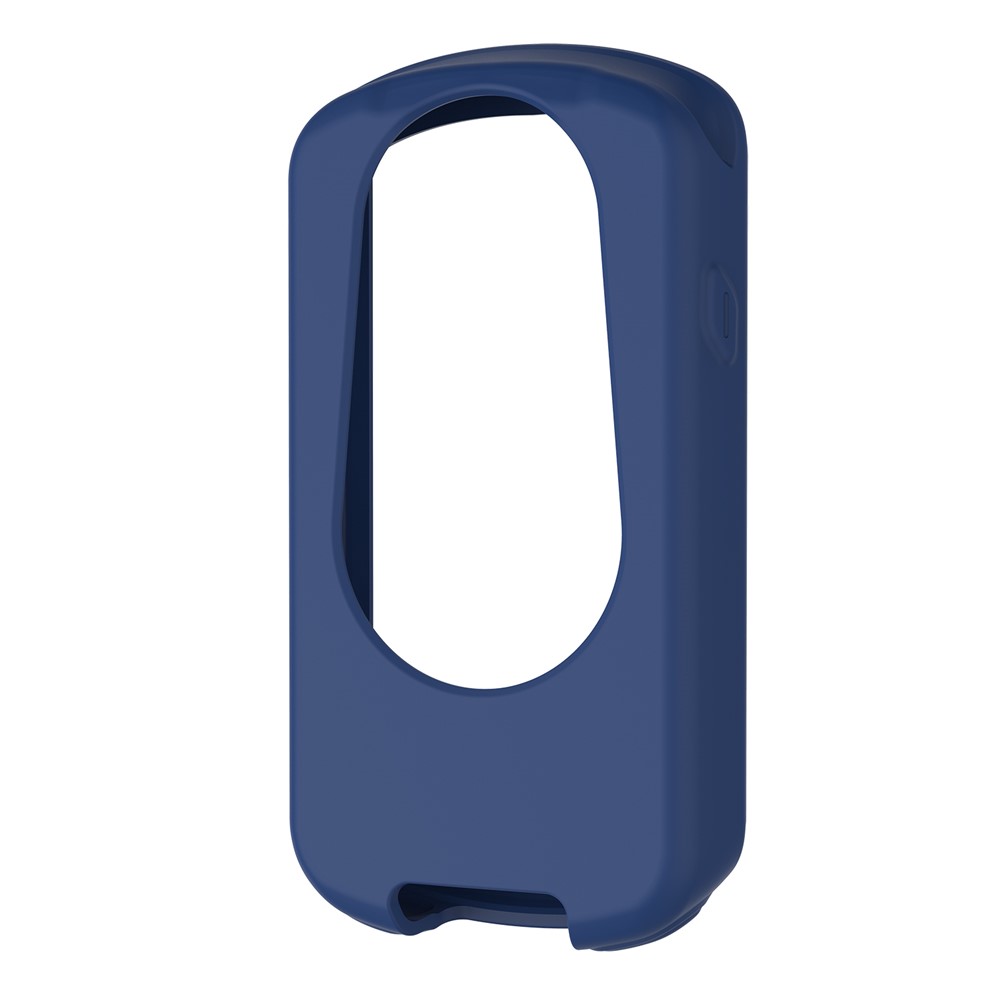 Cáscara Protectora De Silicona Flexible Anti-suciedad Para Garmin Edge 1030 / Edge 1030 Plus - Azul Oscuro