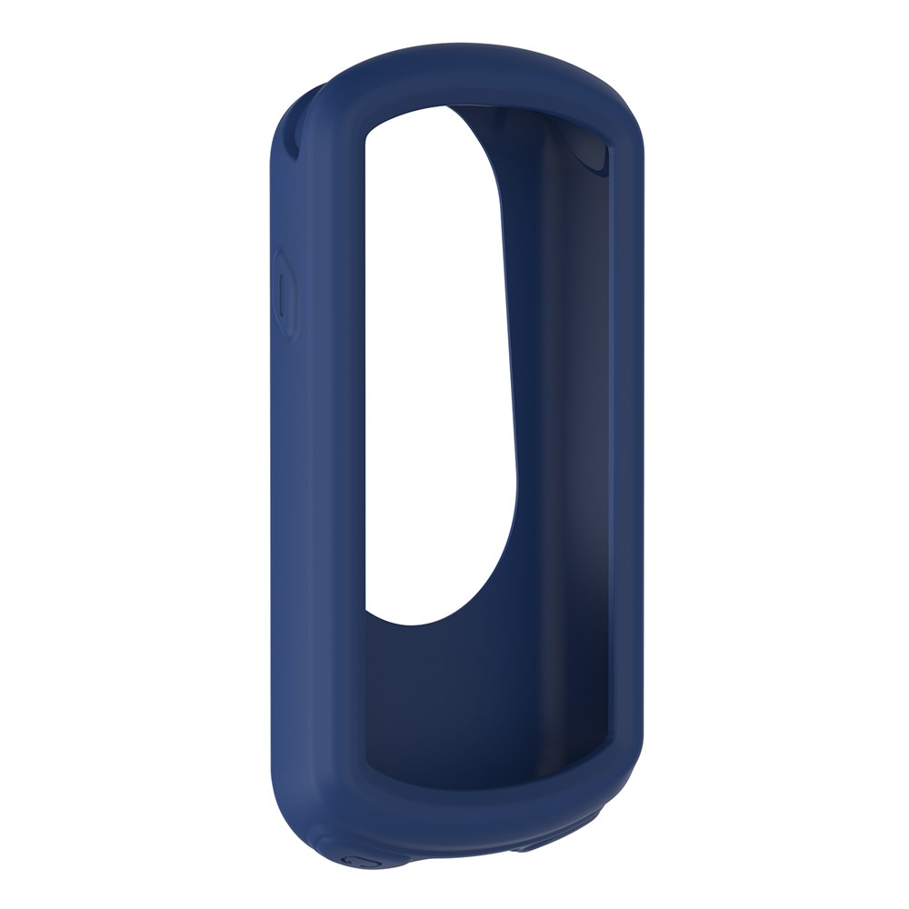 Cáscara Protectora De Silicona Flexible Anti-suciedad Para Garmin Edge 1030 / Edge 1030 Plus - Azul Oscuro