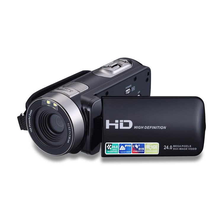 301S Digital Camera 3.0-inch Night Vision Camcorder 5MP FHD Video Recorder with HDMI Output Remote Control - EU Plug-1