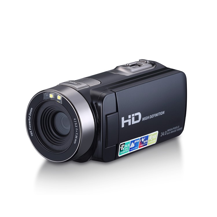 301S Digital Camera 3.0-inch Night Vision Camcorder 5MP FHD Video Recorder with HDMI Output Remote Control - EU Plug-2