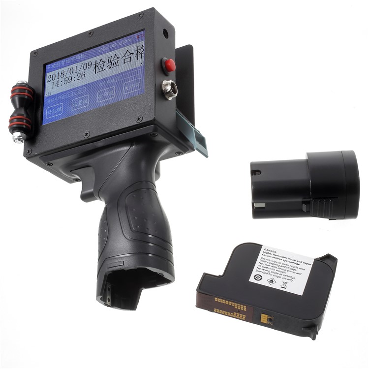 Touch Screen Handheld Inkjet Spray Printer with 50ml Ink Cartridge - US Plug-12