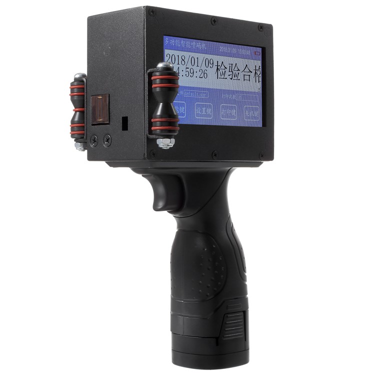 Touch Screen Handheld Inkjet Spray Printer with 50ml Ink Cartridge - US Plug-2