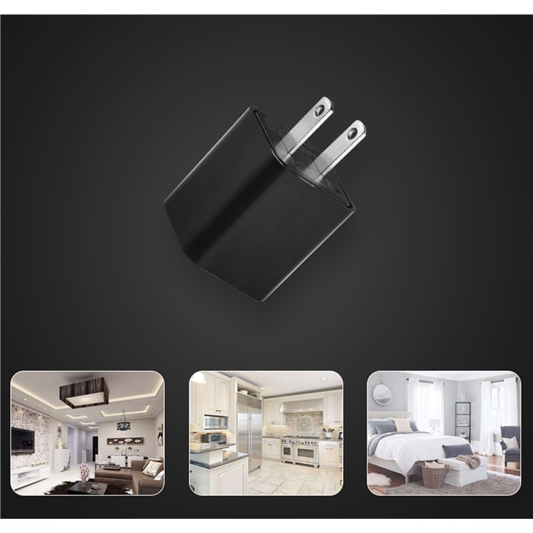 Mini 32GB WiFi USB Wall Adapter Camera Hidden Secure Smart Camera for Home Office - US Plug-4
