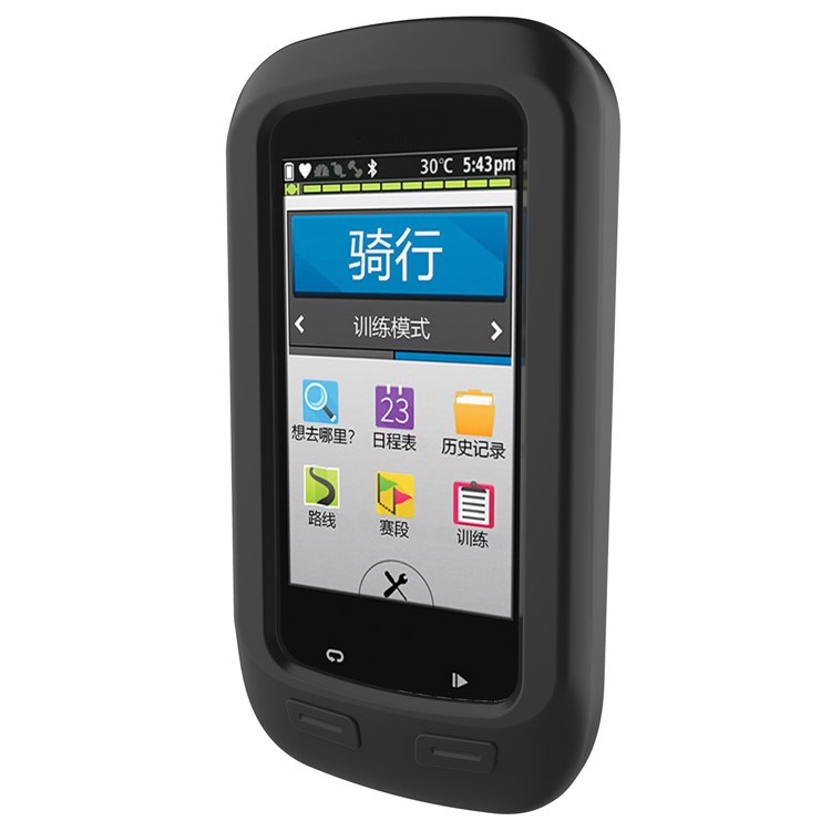 Soft Silicone Protective Cover for Garmin Edge 1000 - Black-4