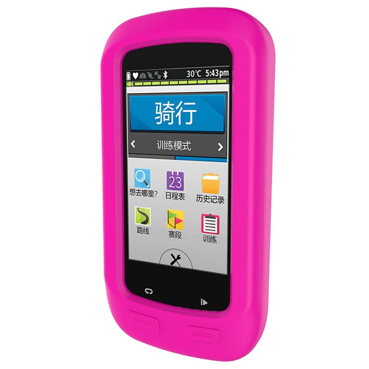 Soft Silicone Protector Cover for Garmin Edge 1000 - Pink-2