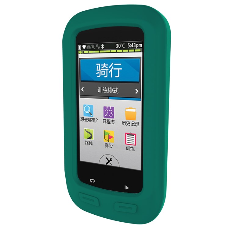 Silicone Flexible Protective Case for Garmin Edge 1000 - Cyan-2