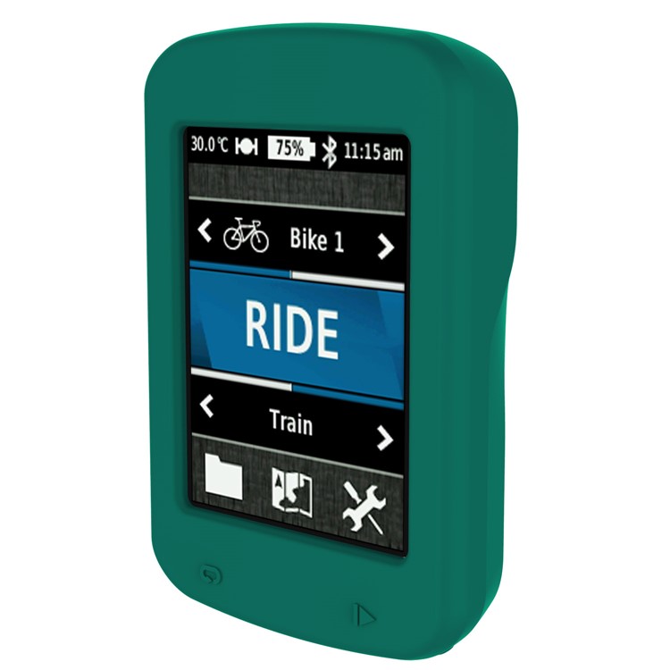 Soft Silicon Protector Case Shell for Garmin Edge 820 - Green-3