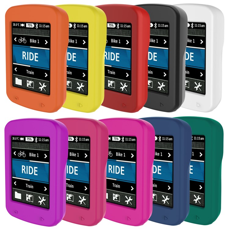 Soft Silicon Protector Case Shell for Garmin Edge 820 - Green-4