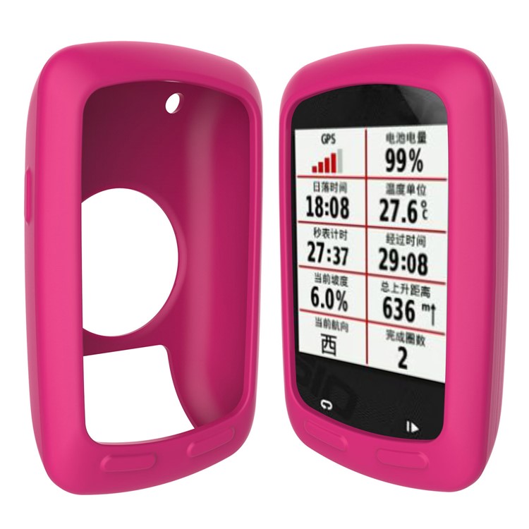 Soft Silicon Protection Cover for Garmin Edge 800 / E810 - Peach-1