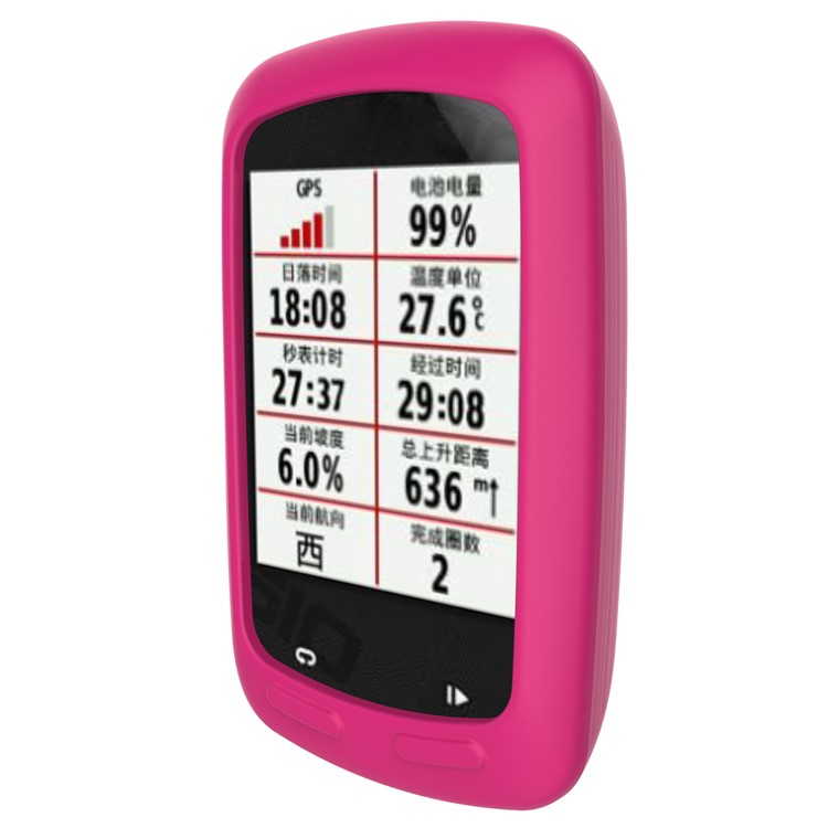Soft Silicon Protection Cover for Garmin Edge 800 / E810 - Peach-4