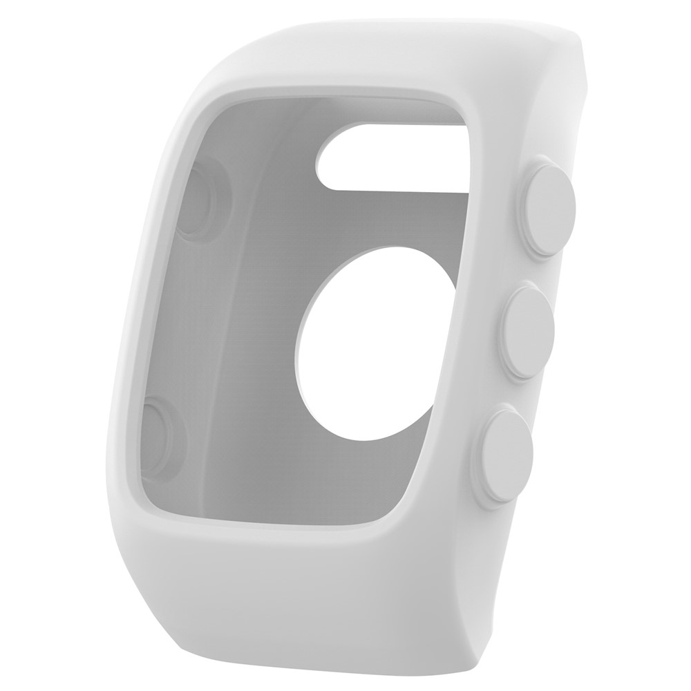 Anti-aging Soft Silicone Protective Cover for Polar M400 M430 - White-1