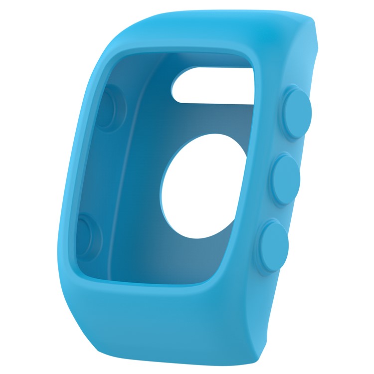 Shockproof Soft Silicone Protective Case Shell for Polar M400 M430 - Blue-1