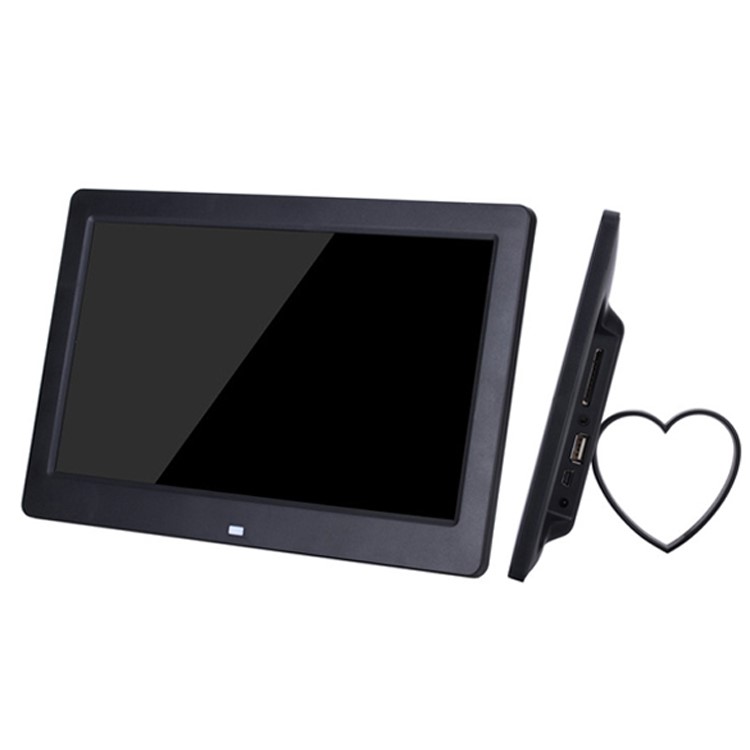 10.1 inch LCD Digital Photo Frame with Timing On/Off Function - Black / EU Plug-1