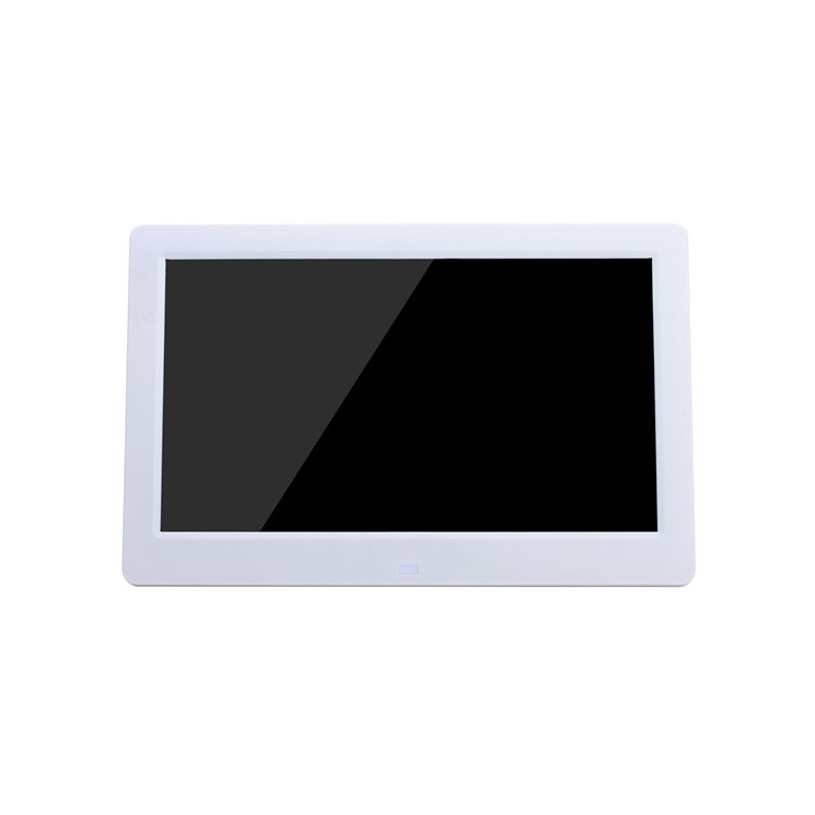 1024x600 10.1 inch Digital Picture Frame with Timing On/Off Function - White / EU Plug-2