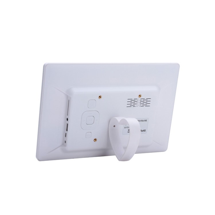 1024x600 10.1 inch Digital Picture Frame with Timing On/Off Function - White / EU Plug-5