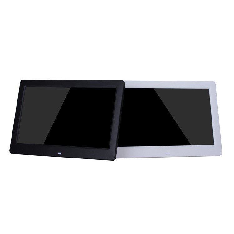 1024x600 10.1 inch Digital Picture Frame with Timing On/Off Function - White / EU Plug-6