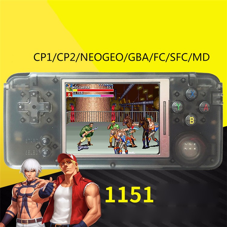 RETROGAME 3 inch Retro Handheld Game Consol Built-in 1151 Games Support for CP1 CP2 NEOGEO GBA FC MD Video Game-3