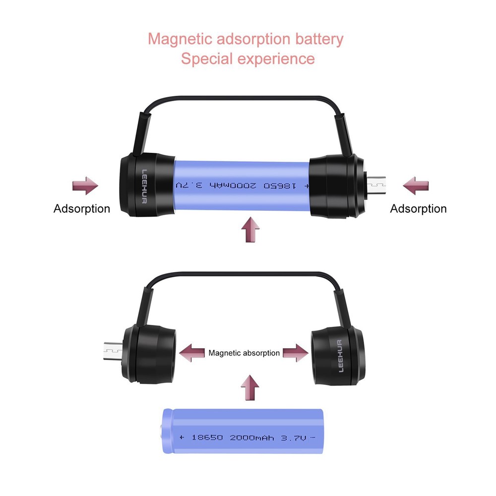 Tragbares Notfall-Mobiltelefon Charger Smart Ladegerät Verwenden Sie 18650 Batterie Mit Micro USB-Anschluss Für Samsung Huawei Smartphone