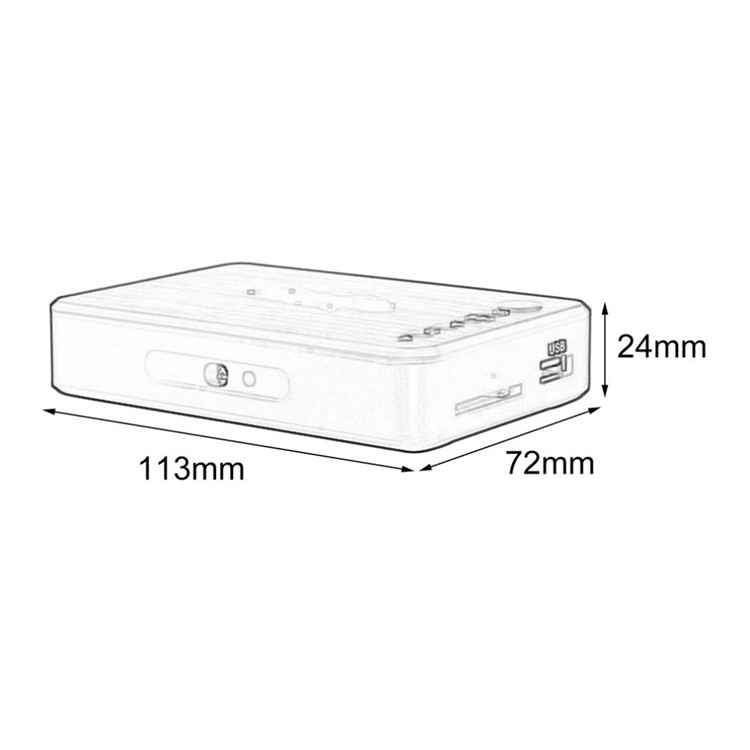 Mini Full HD Media Player Autoplay 1080P RMVB AVI MKV Media Player - UK Plug-7