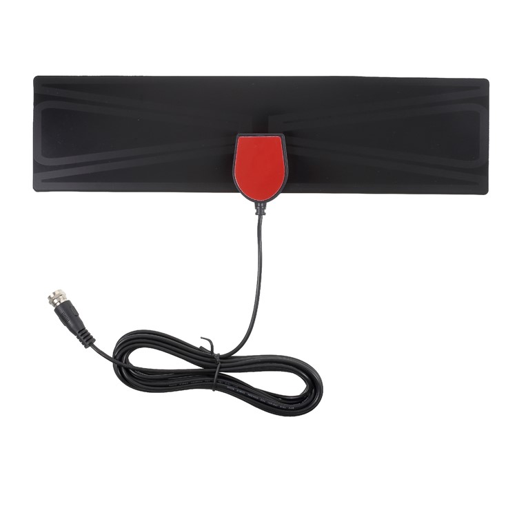 HD Digital Indoor 50 Miles Range HD TV Antenna with Cable Flat Design 28dB Gain-2