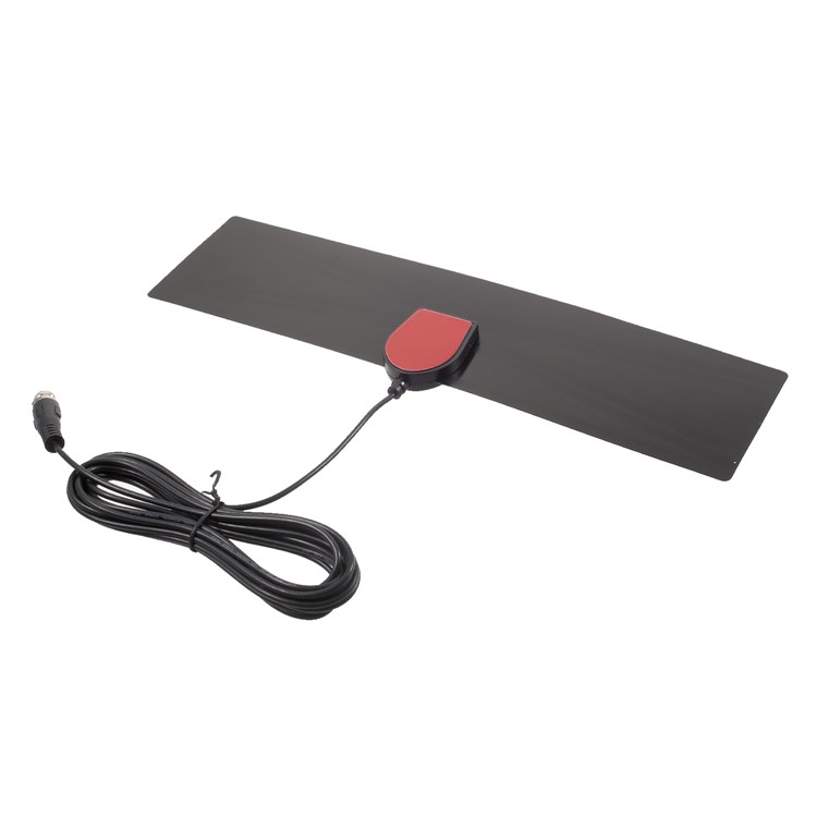 HD Digital Indoor 50 Miles Range HD TV Antenna with Cable Flat Design 28dB Gain-3