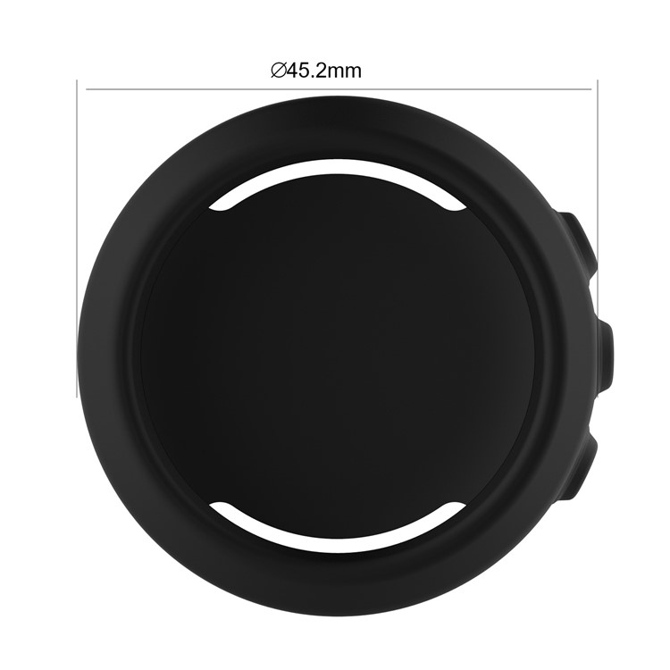 Soft Silicone Watch Case for SUUNTO M M1 M2 M4 SmartWatch - Black-4