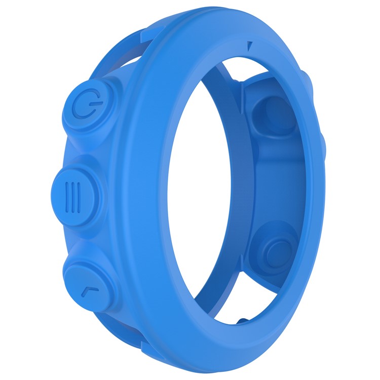 Soft Silicone Protector Case for Garmin Fenix 3/Fenix 3 HR/Fenix 3 Sapphire/Quatix 3/Tactix Bravo - Blue-3