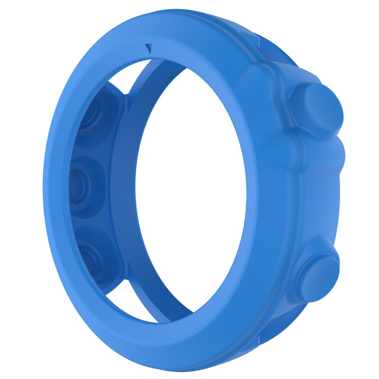 Soft Silicone Protector Case for Garmin Fenix 3/Fenix 3 HR/Fenix 3 Sapphire/Quatix 3/Tactix Bravo - Blue-5