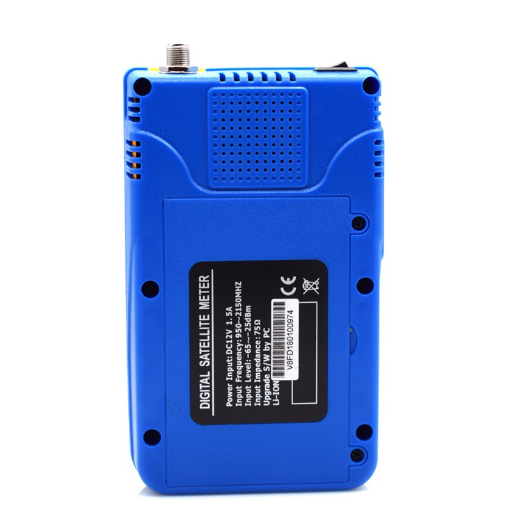 IBRAVEBOX V8 Finder 3.5-inch LCD Full HD DVB-S2 Satellite Finder Meter - Yellow / US Plug-5