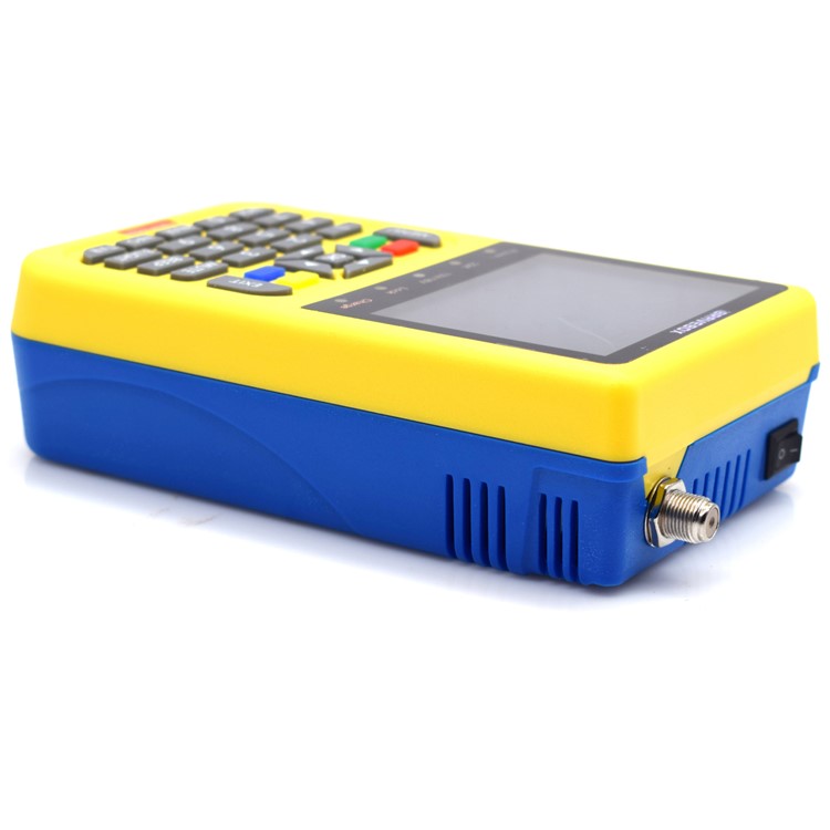 IBRAVEBOX V8 Finder 3.5-inch LCD Full HD DVB-S2 Satellite Finder Meter - Yellow / US Plug-9
