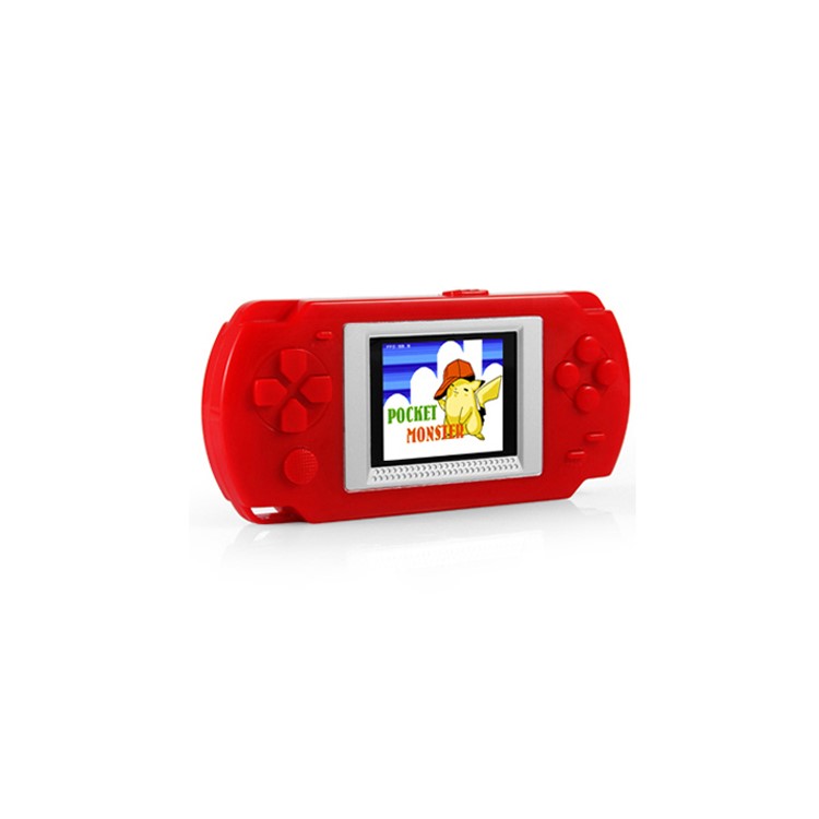 

HKB-502 2-inch Colored LCD Screen Child Handheld Game Player with 268 Games - Red