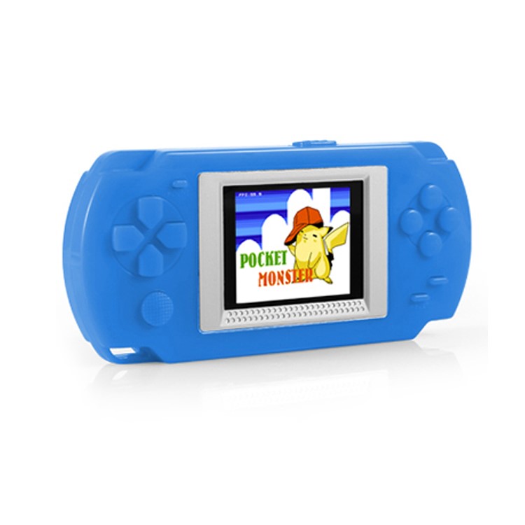 

HKB-502 Pocket 2-inch Colored LCD Screen Retro Handheld Game Player with 268 Games - Baby Blue