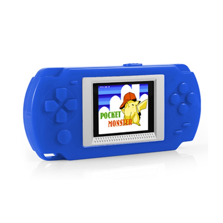 

HKB-502 Portable 2-inch Colored LCD Screen Kids Handheld Game Console with 268 Games - Dark Blue