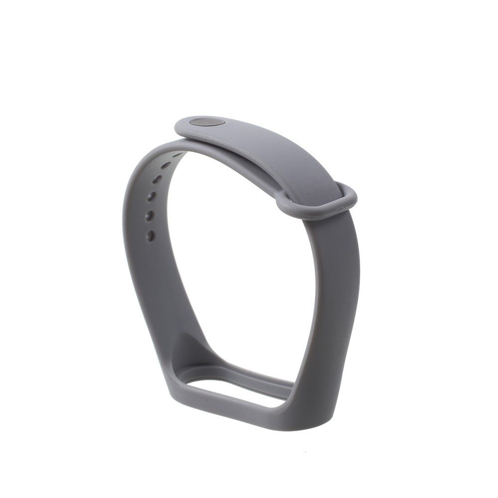 Soft TPU Wrist Braclet Replacement for Xiaomi Mi Band 3 - Grey-2