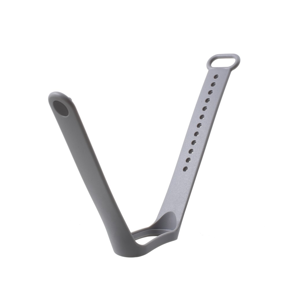 Soft TPU Wrist Braclet Replacement for Xiaomi Mi Band 3 - Grey-6
