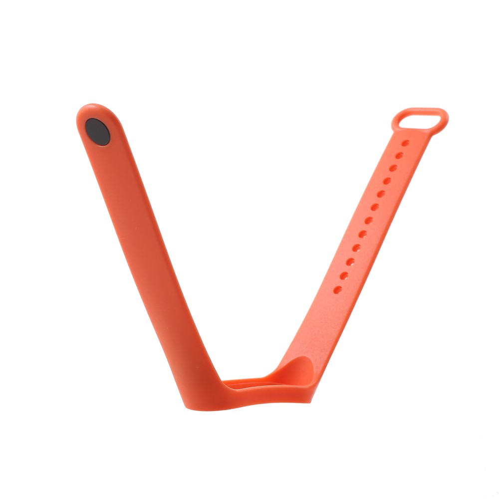 Soft TPU Wrist Sport Strap Replacement for Xiaomi Mi Band 3 - Orange-5