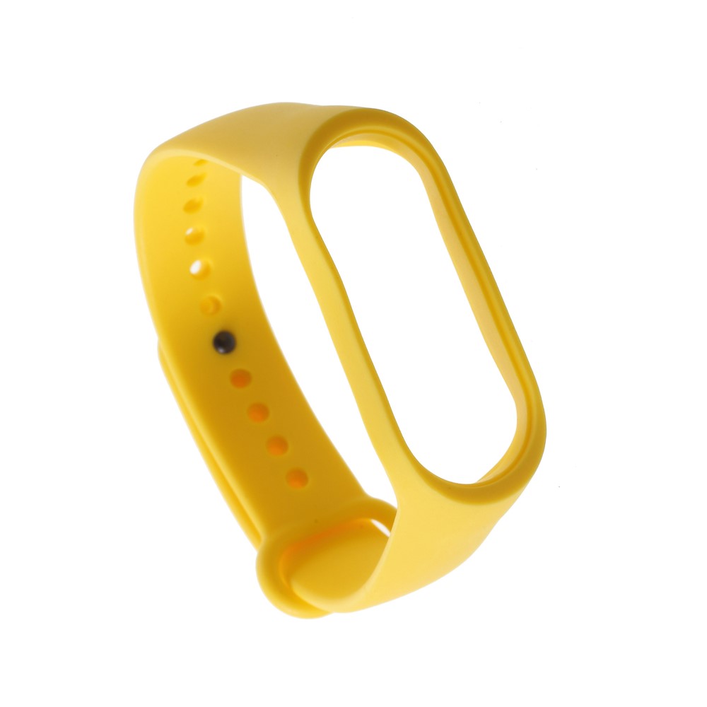 Soft TPU Wrist Sport Bracelet Replacement for Xiaomi Mi Band 3 - Yellow-1