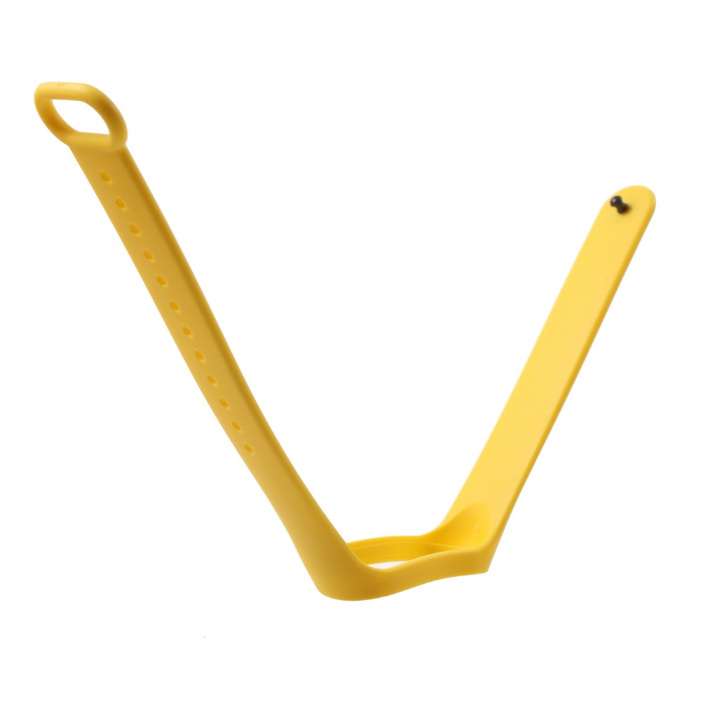 Soft TPU Wrist Sport Bracelet Replacement for Xiaomi Mi Band 3 - Yellow-4