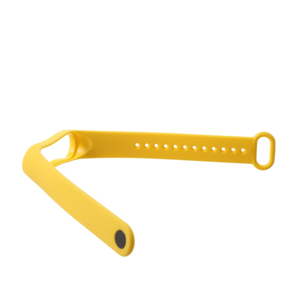 Soft TPU Wrist Sport Bracelet Replacement for Xiaomi Mi Band 3 - Yellow-6